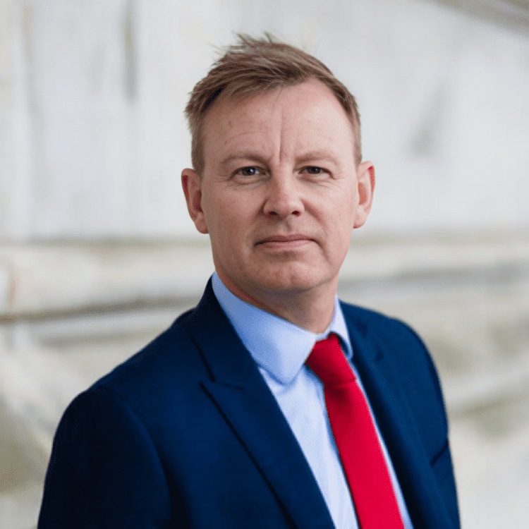 Businessman standing outdoors